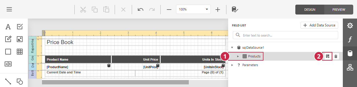 Add a Calculated Field to the Products Data Member