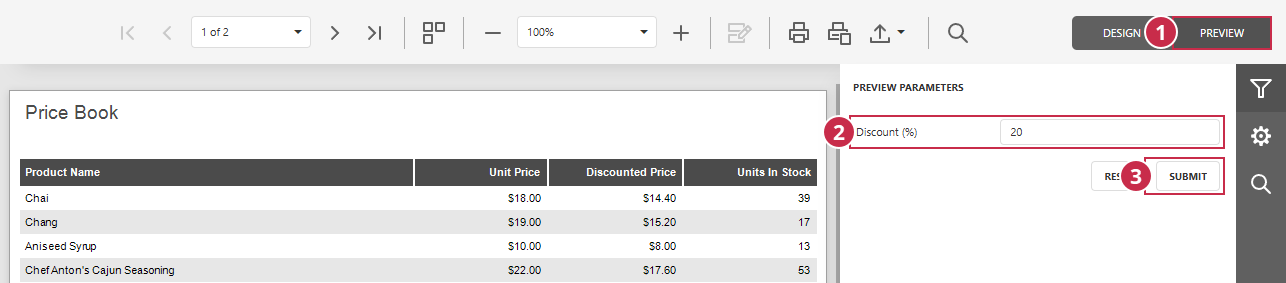 Preview Calculated Field