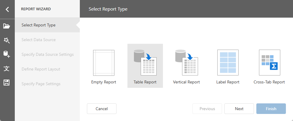 Report Data Source