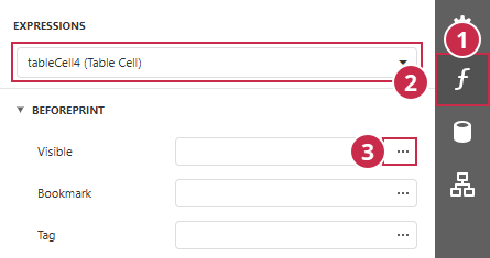 Report Element Expression