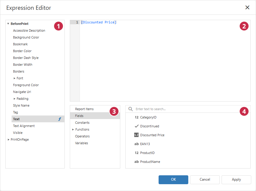 Expression Editor