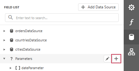 Report Designer - Add a Parameter