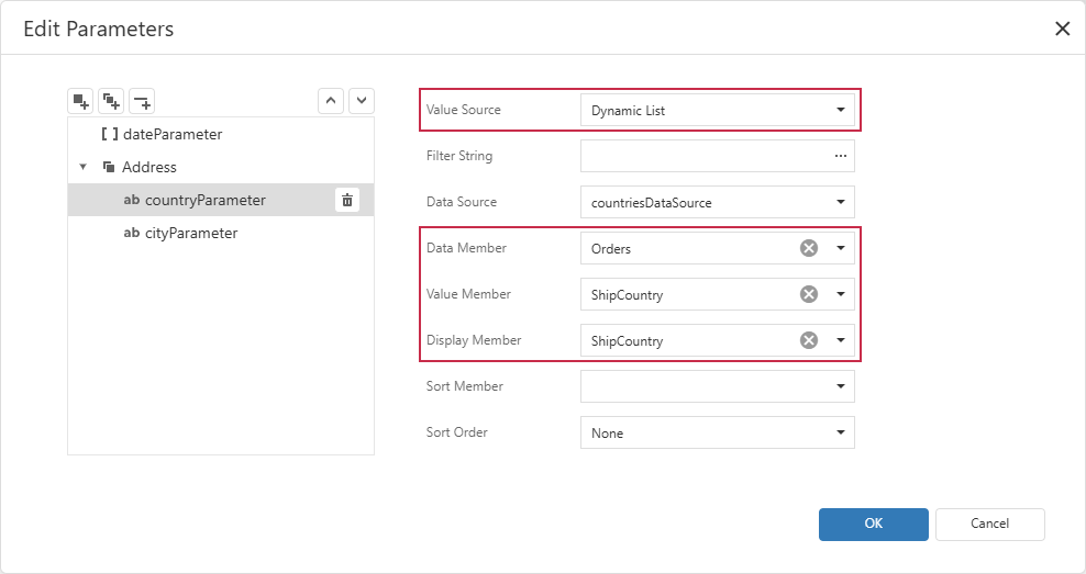 Cascading Report Parameters - Primary Parameter
