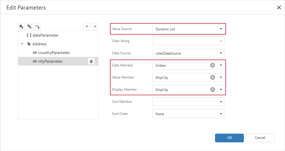 Cascading Report Parameters - Secondary Parameter