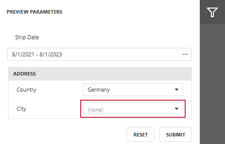 Report Parameter - Allow Null Value