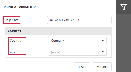 Report Parameter - Description