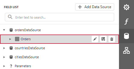 Report Designer - Data Source