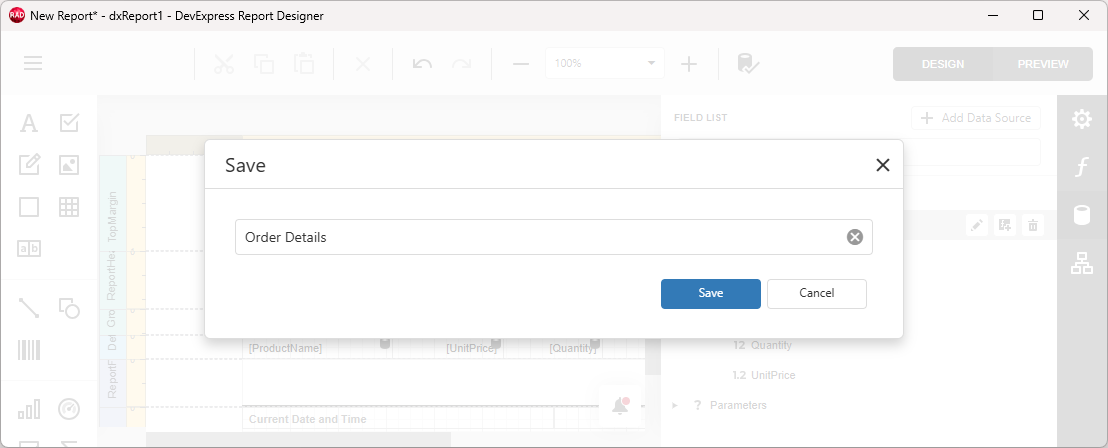 VCL Reports: The Report Designer — Save the Report Layout