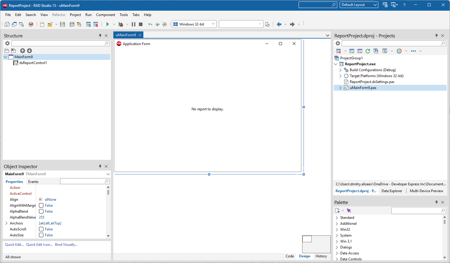 VCL Reports: A Generated Report Viewer Project Example
