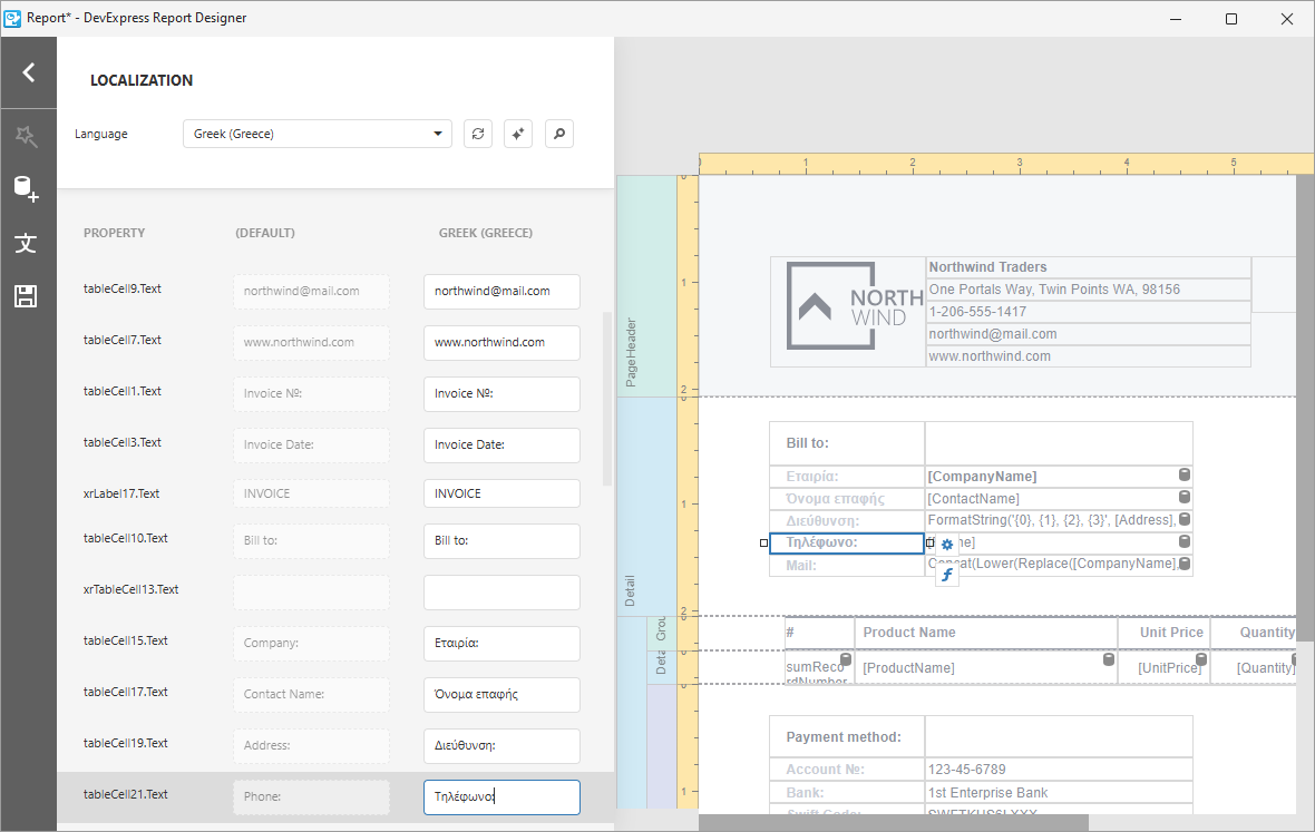 VCL Reports: The Localization Editor Dialog