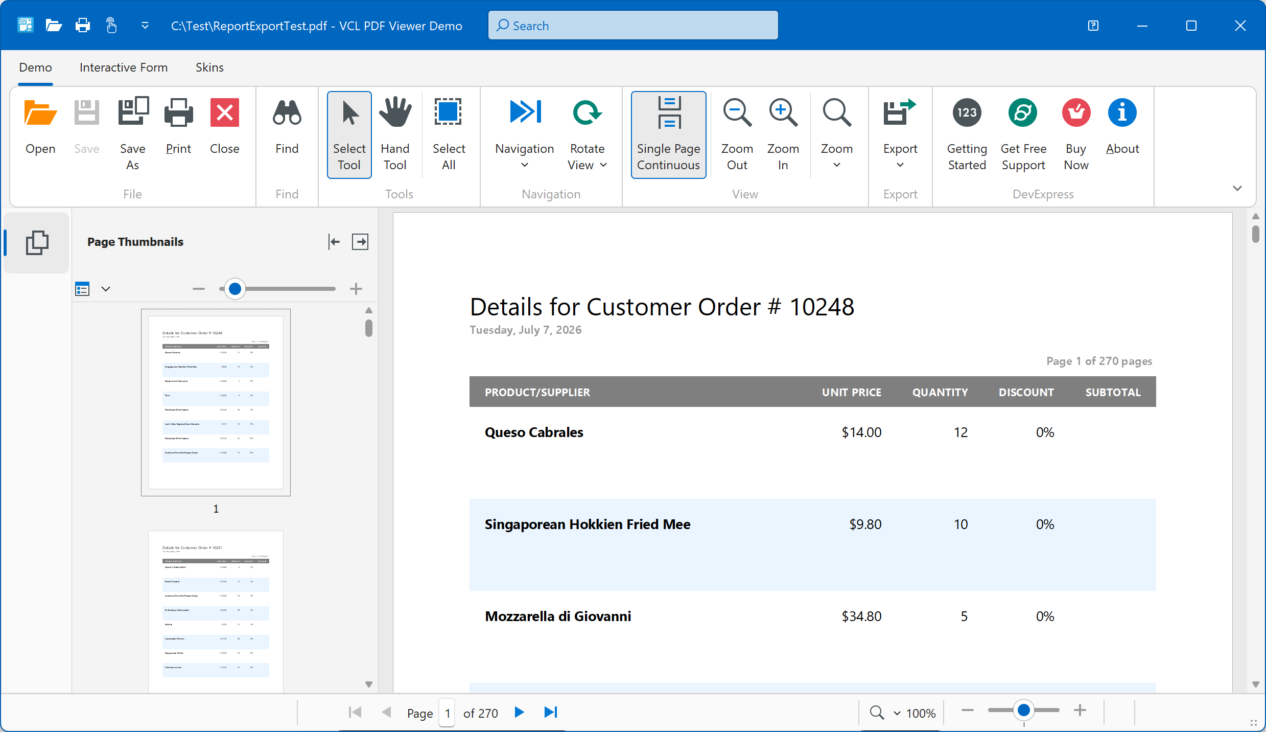 TdxReport Class | VCL | DevExpress Documentation