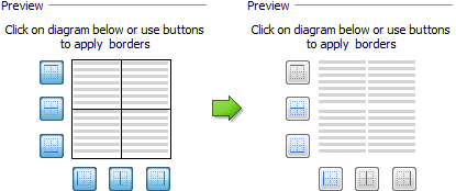 VCL Rich Edit Control: A Reset Table Cell Borders Operation Example