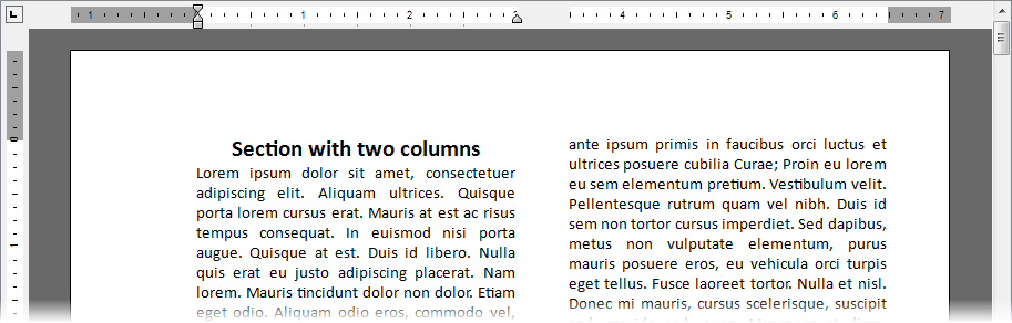 VCL Rich Edit Control: A Two-Columned Document Section