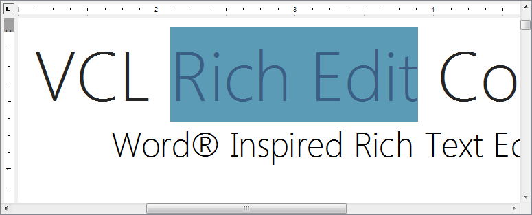 VCL Rich Edit Control: Text Highlight