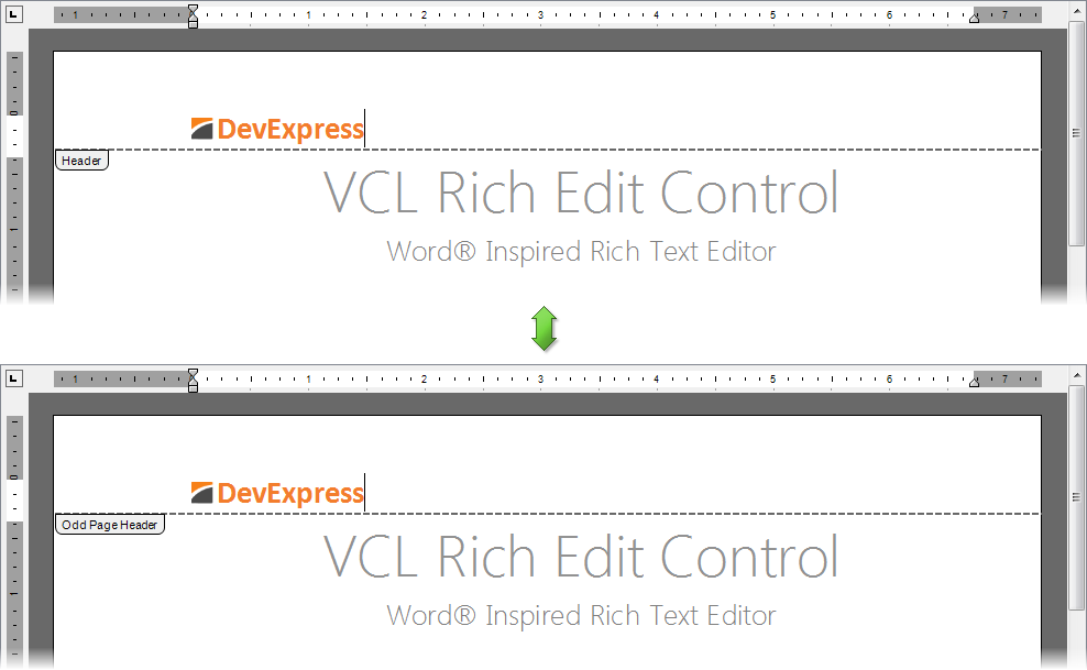 VCL Rich Edit Control: Different Odd and Even Document Pages