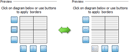 VCL Rich Edit Control: A Left Table Cell Border