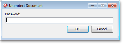 VCL Rich Edit Control: The Unprotect Document Dialog