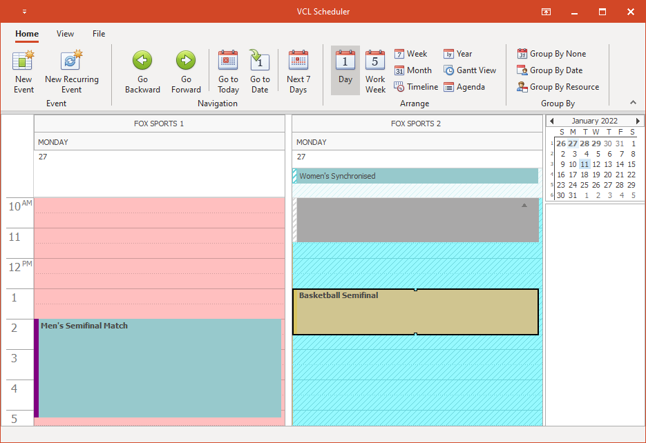 VCL Scheduler VCL DevExpress Documentation