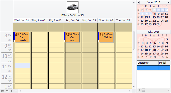 VCL Scheduler: Next Seven Days