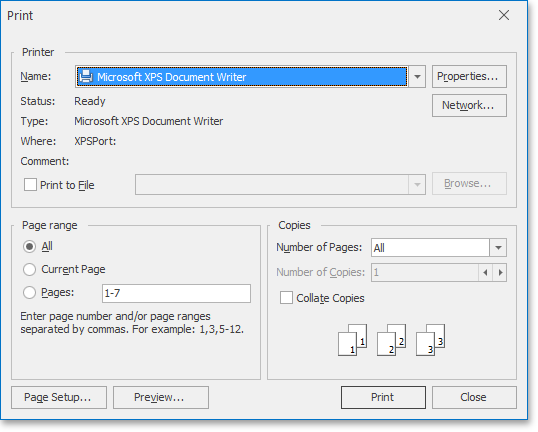 VCL Scheduler: The Print Dialog