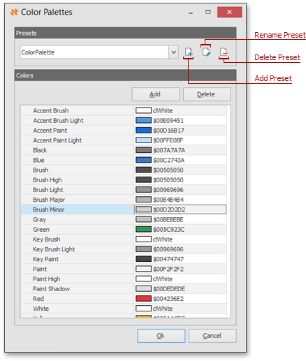 Color Palette Editor