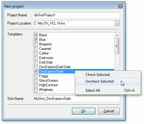 Skin Editor UI, VCL