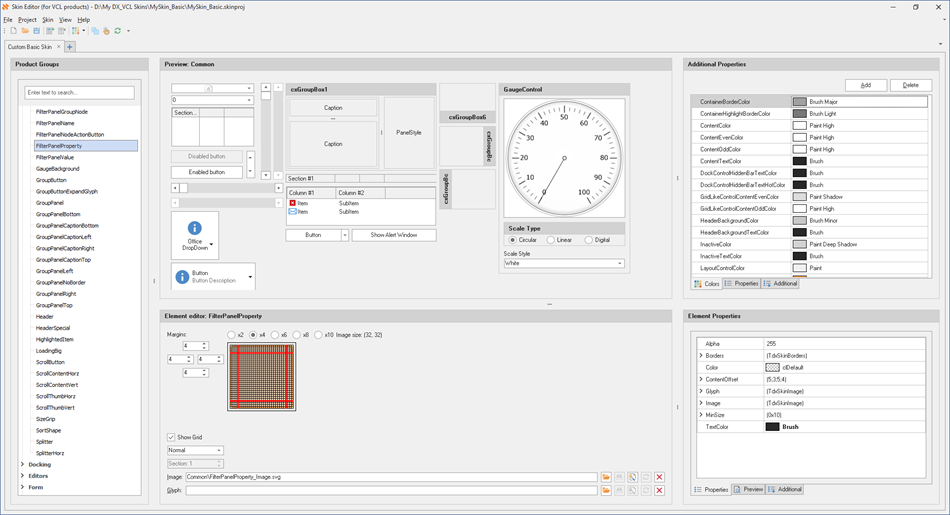 WinForms Skin Editor, WinForms Skin Editor