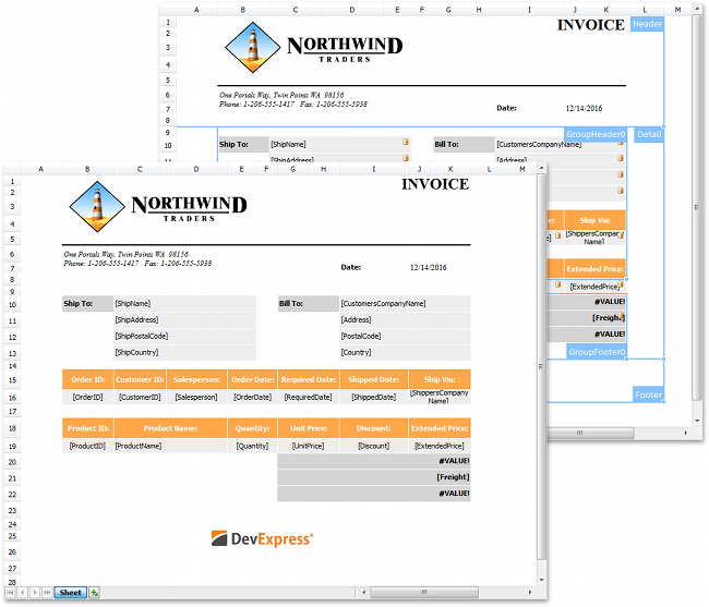 VCL SpreadSheet: A Design View Example