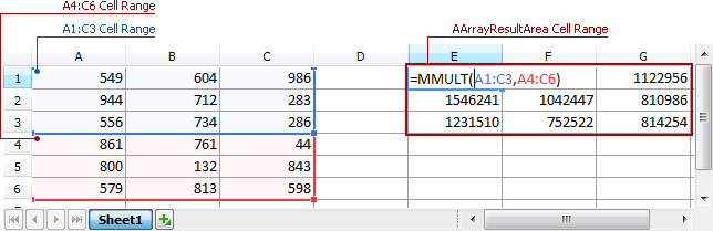 An Array Formula Example