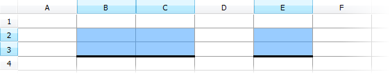 VCL SpreadSheet: Thick Bottom Borders