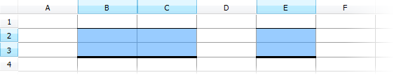 VCL SpreadSheet: Thick Top and Bottom Cell Borders