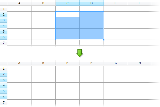 VCL SpreadSheet: A Hide Columns Operation Example