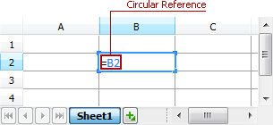 VCL SpreadSheet: A Simple Circular Reference Example