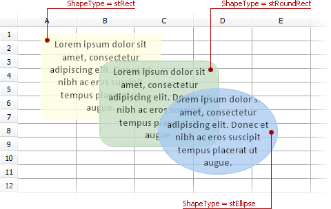 Floating Text Box Containers