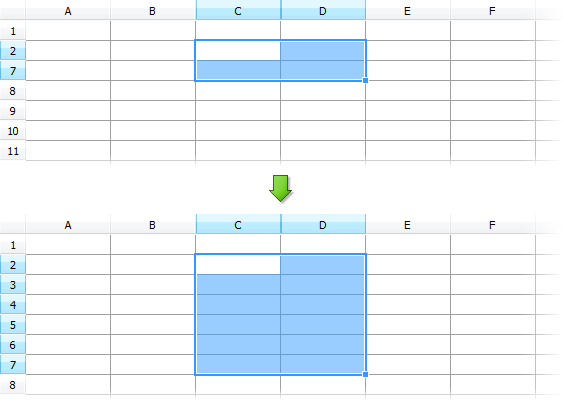 VCL SpreadSheet: An Unhide Rows Operation Example