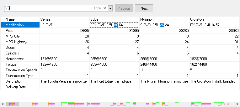 Scrollbar Annotations