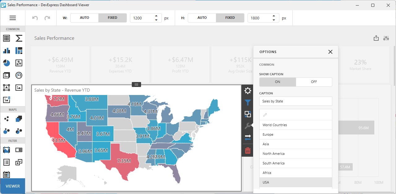 VCL Dashboard: A Dashboard Designer Example