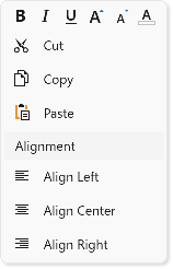 Context Menus - BarItemLinkMenuHeader