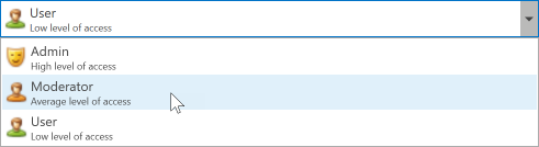 Item Template with EnumItemsSourceBehavior