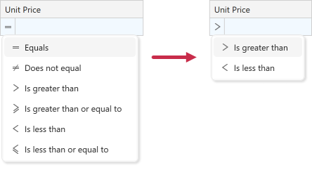 Filter Criteria Selector - Remove Filters