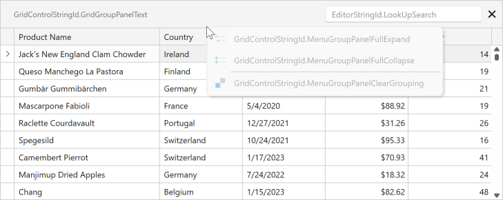 Find Localization Strings