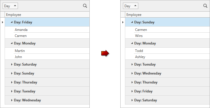 DevExpress WPF | Grid Control - Custom Sort Rules