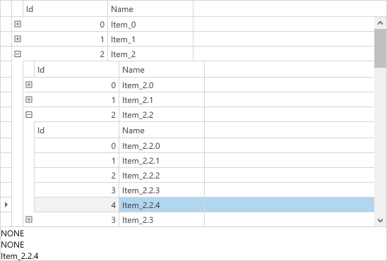 MasterDetail Grid - Selection Binding OneWay