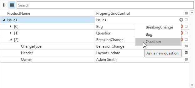 Property Grid - Add Menu Tooltips