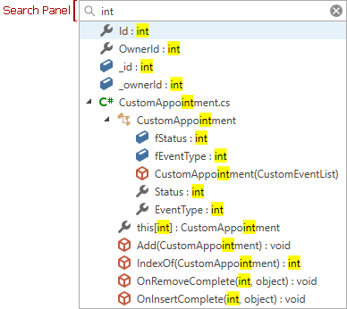 WPF TreeView: Search Panel