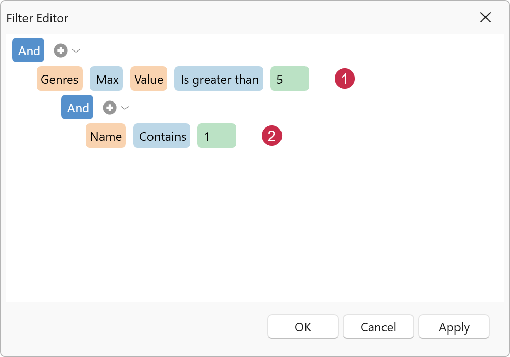 DataViewBase.AllowFilterEditorAggregateOperands Property | WPF Controls ...