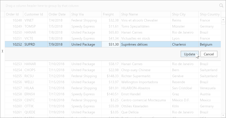 WPF Data Grid - Get Started - Post Changes