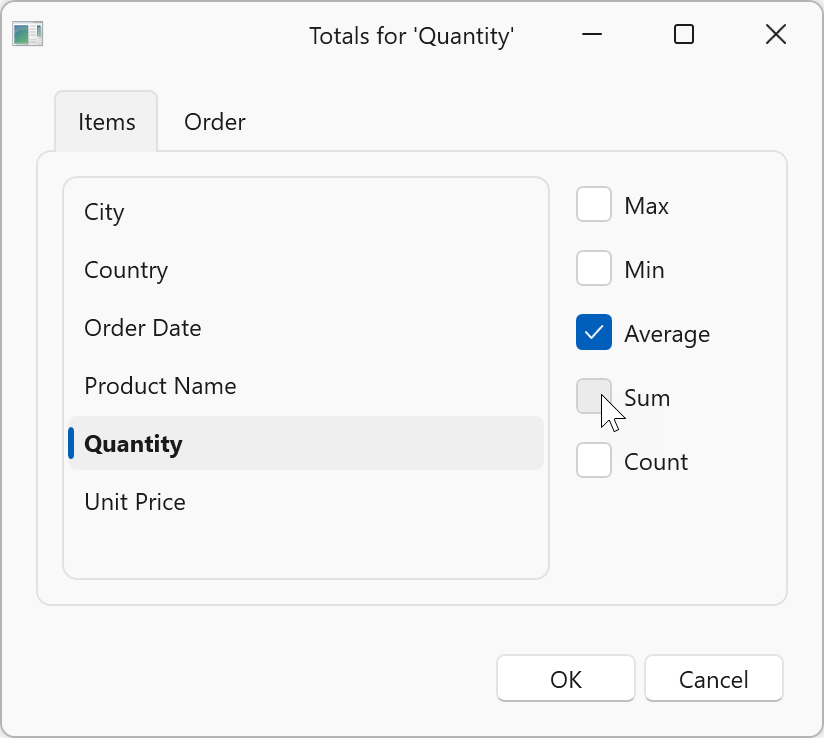 total-summary-wpf-controls-devexpress-documentation