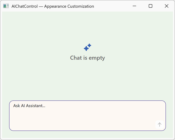 WPF AI Chat Control - Appearance Resources Override
