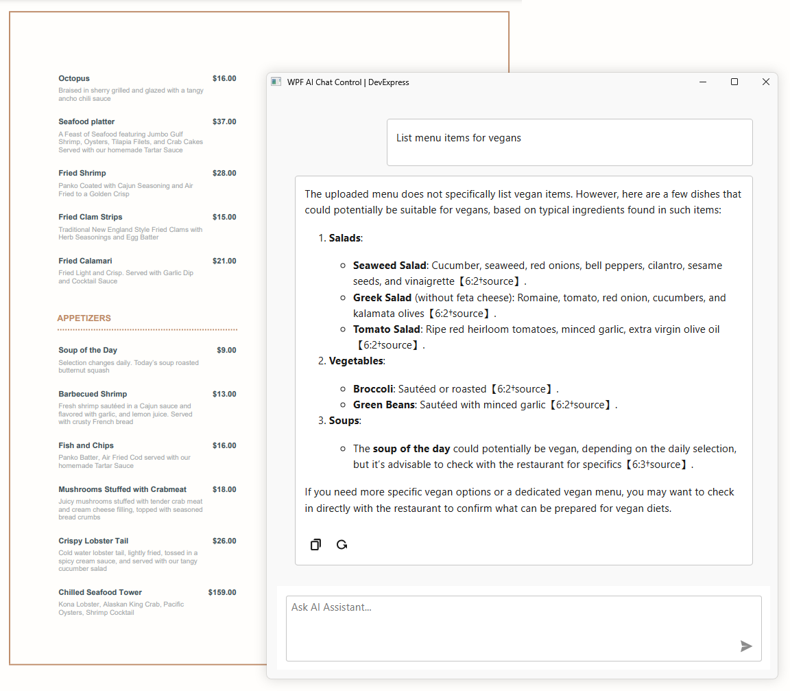 Assistant - AI Chat Control for WPF, DevExpress